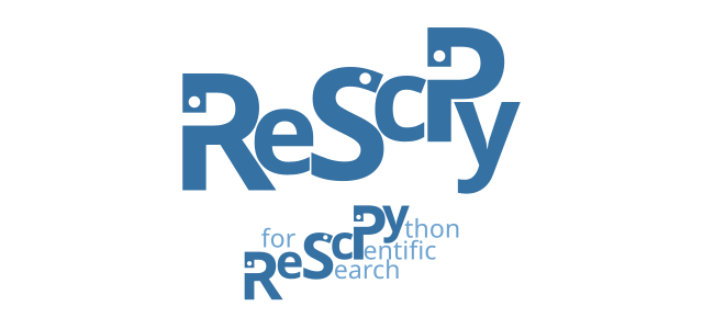 reScipy, Python for Scientific reSearch